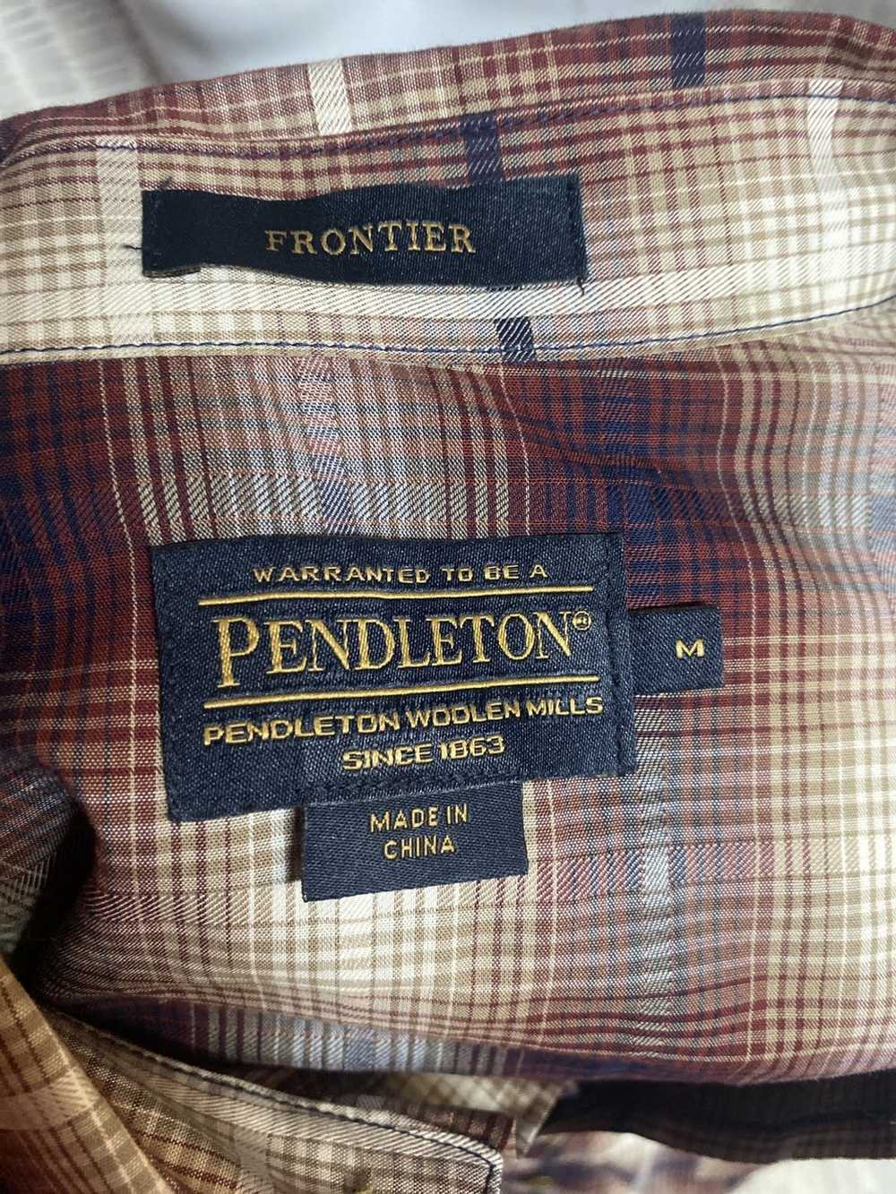 Pendleton × Vintage Made in USA Pendleton Plaid S… - image 2