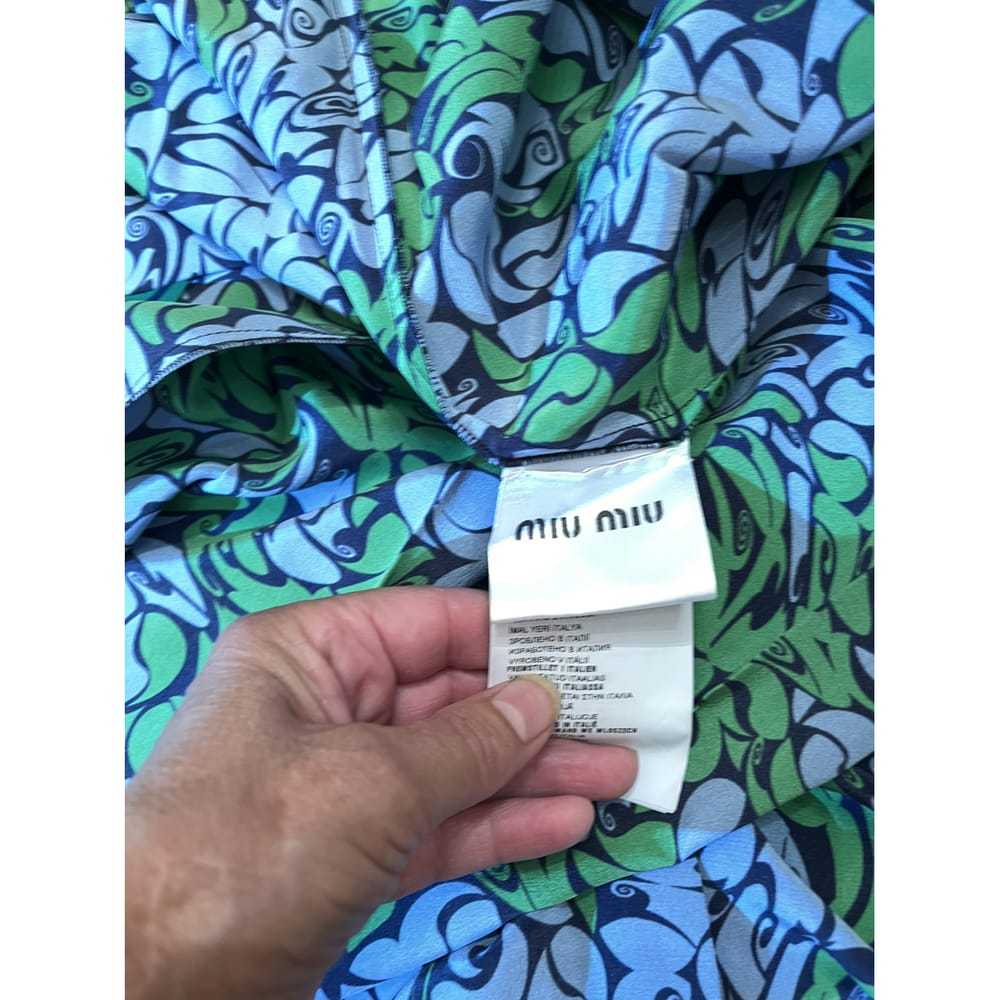 Miu Miu Silk mini dress - image 6