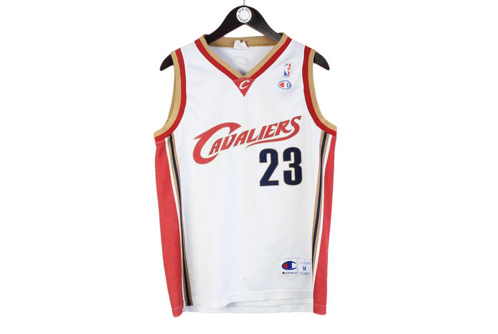 #23 Lebron James Cleveland Cavaliers Reebok Basketball Jersey Size M White  NBA