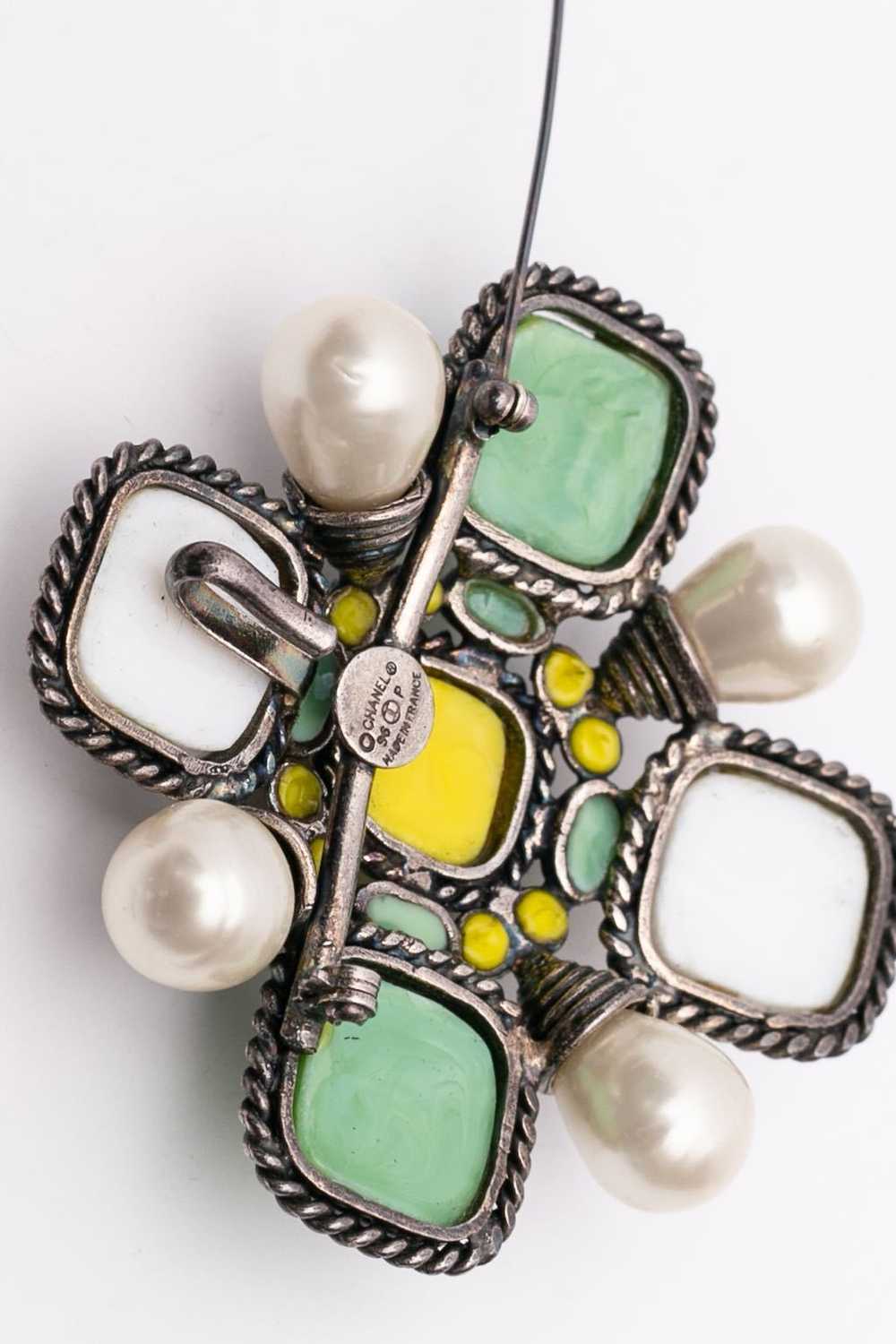 Chanel cross-shaped brooch, 1996 Spring Collection - image 7