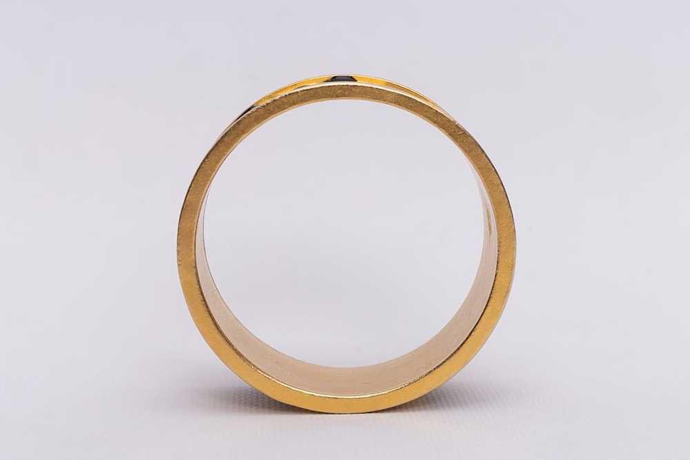 Karl Lagerfeld pair of golden bracelets - image 10