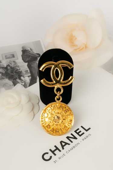 Chanel 1995 gold brooch - image 1