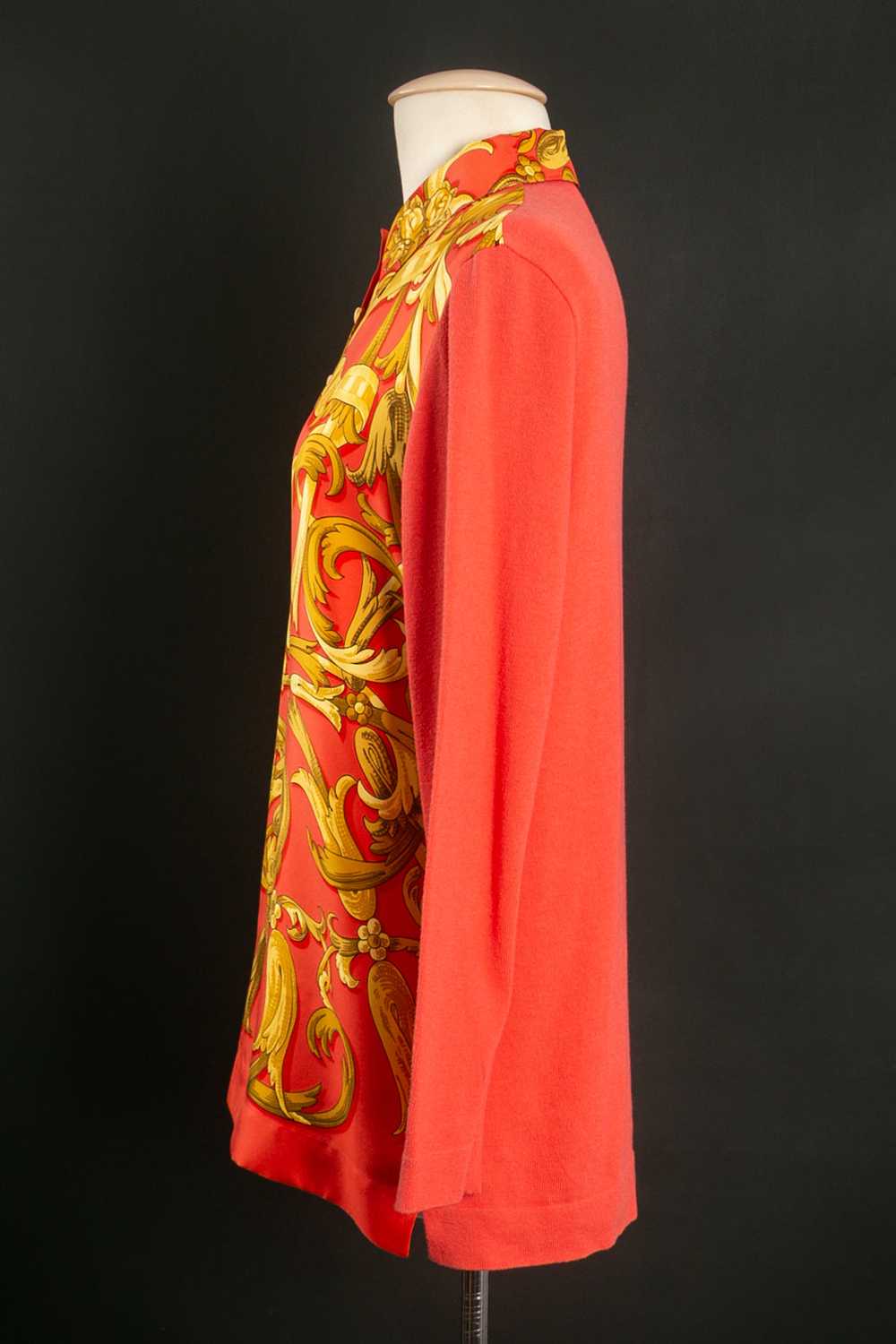 Hermès silk and cashmere polo shirt - image 4