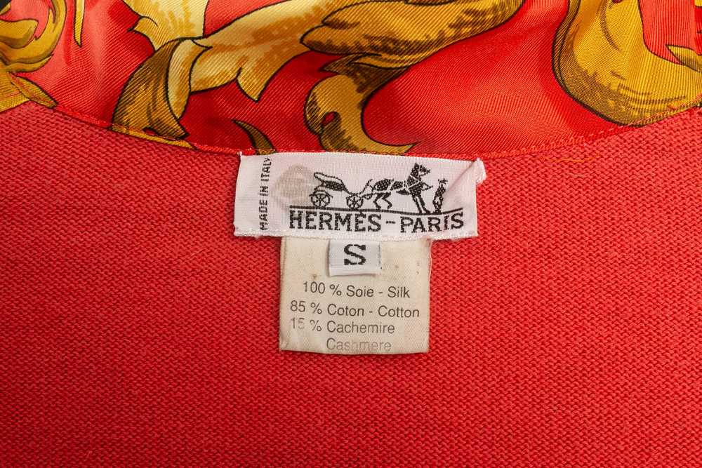 Hermès silk and cashmere polo shirt - image 7