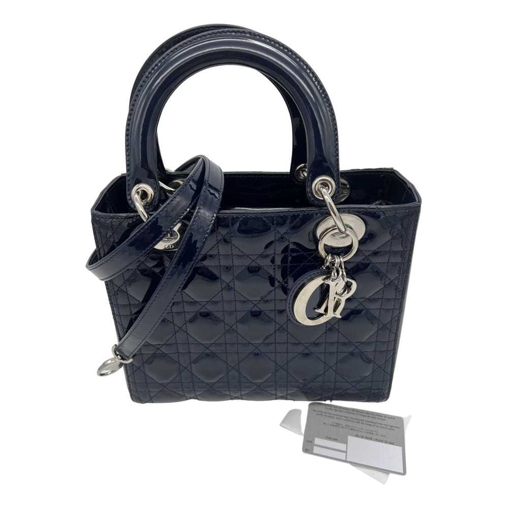 Dior Lady Dior patent leather handbag - image 1