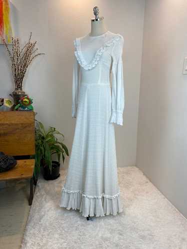 1970s Prairie dress / 70s dress / 1970s dress - image 1