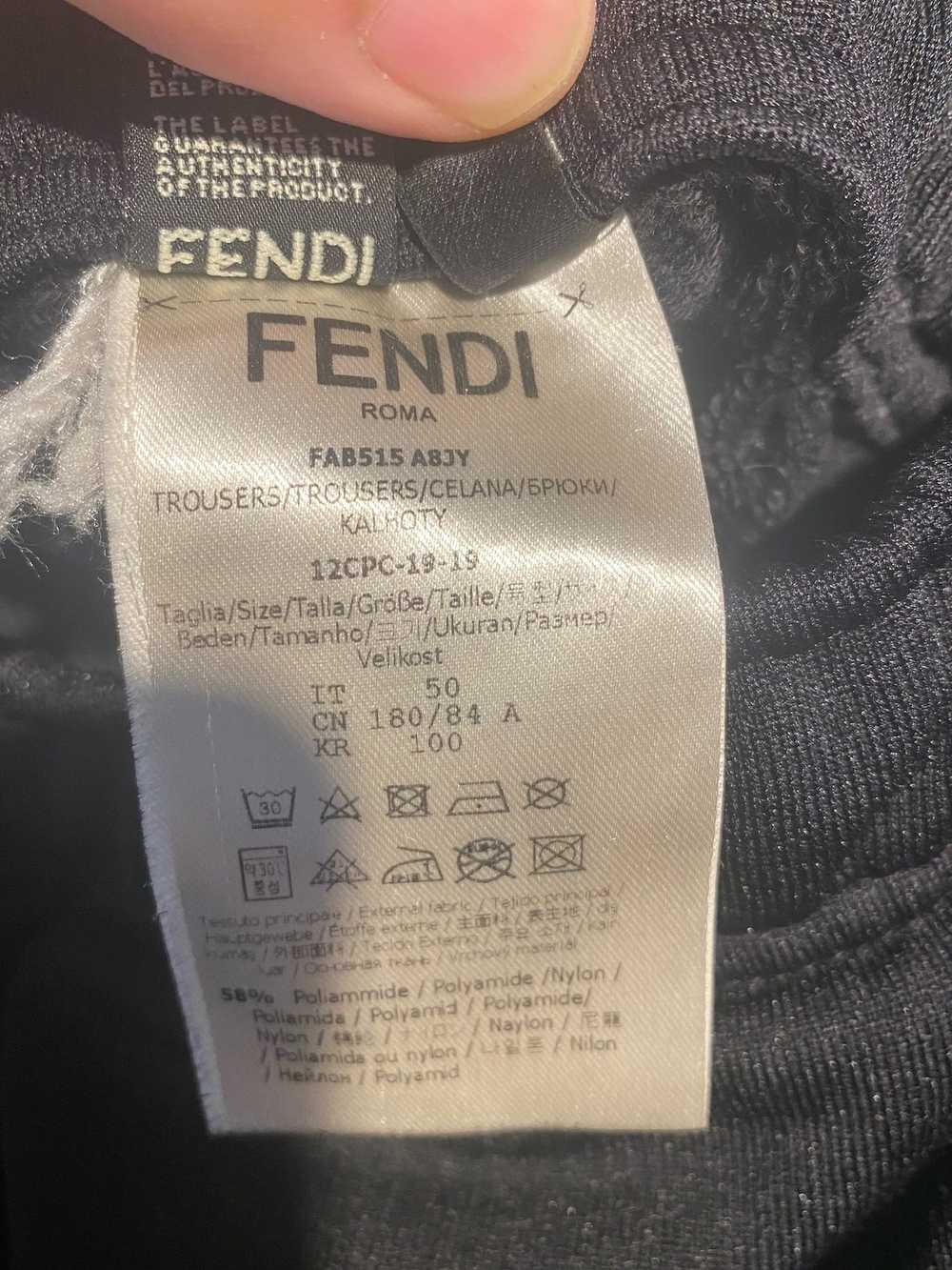 Fendi FENDI logo sweatpants (IT 50) - image 6