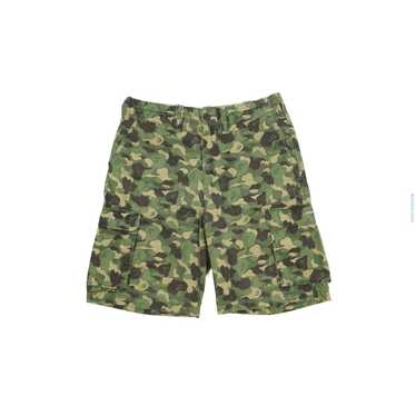 BAPE CAMO WIDE BASKETBALL SHORTS YELLOW CAMO – Bank of Hype