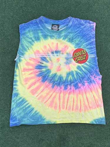 Santa Cruz Skateboards × Streetwear Tie Dye Sleeve