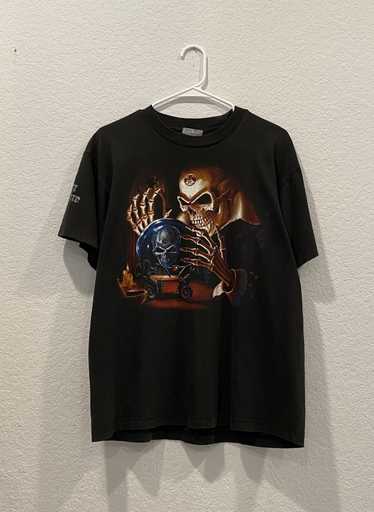 Vintage Seben Zero One Skull T-shirt - L