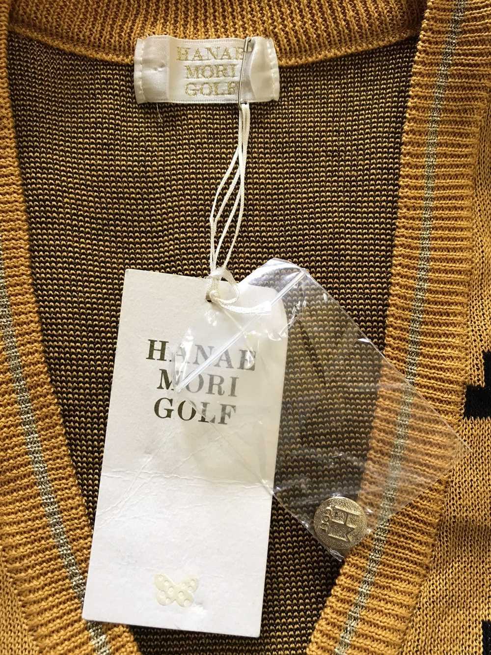 Hanae Mori Hanae Mori Golf Abstract Design Vest - image 3