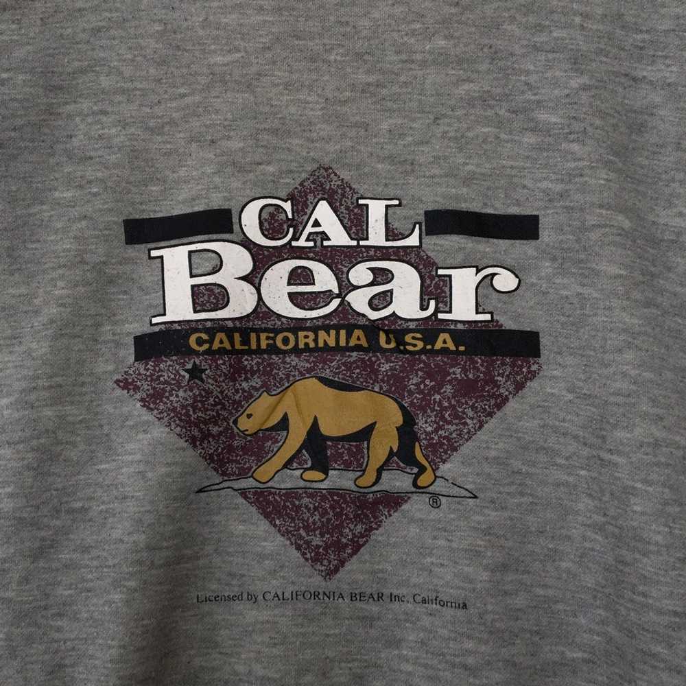 Japanese Brand × Vintage Cal Bear Sweatshirt Pull… - image 4