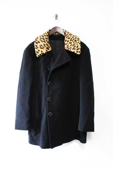 Yohji Yamamoto FW02 Leopard Double Breast Wool Jac