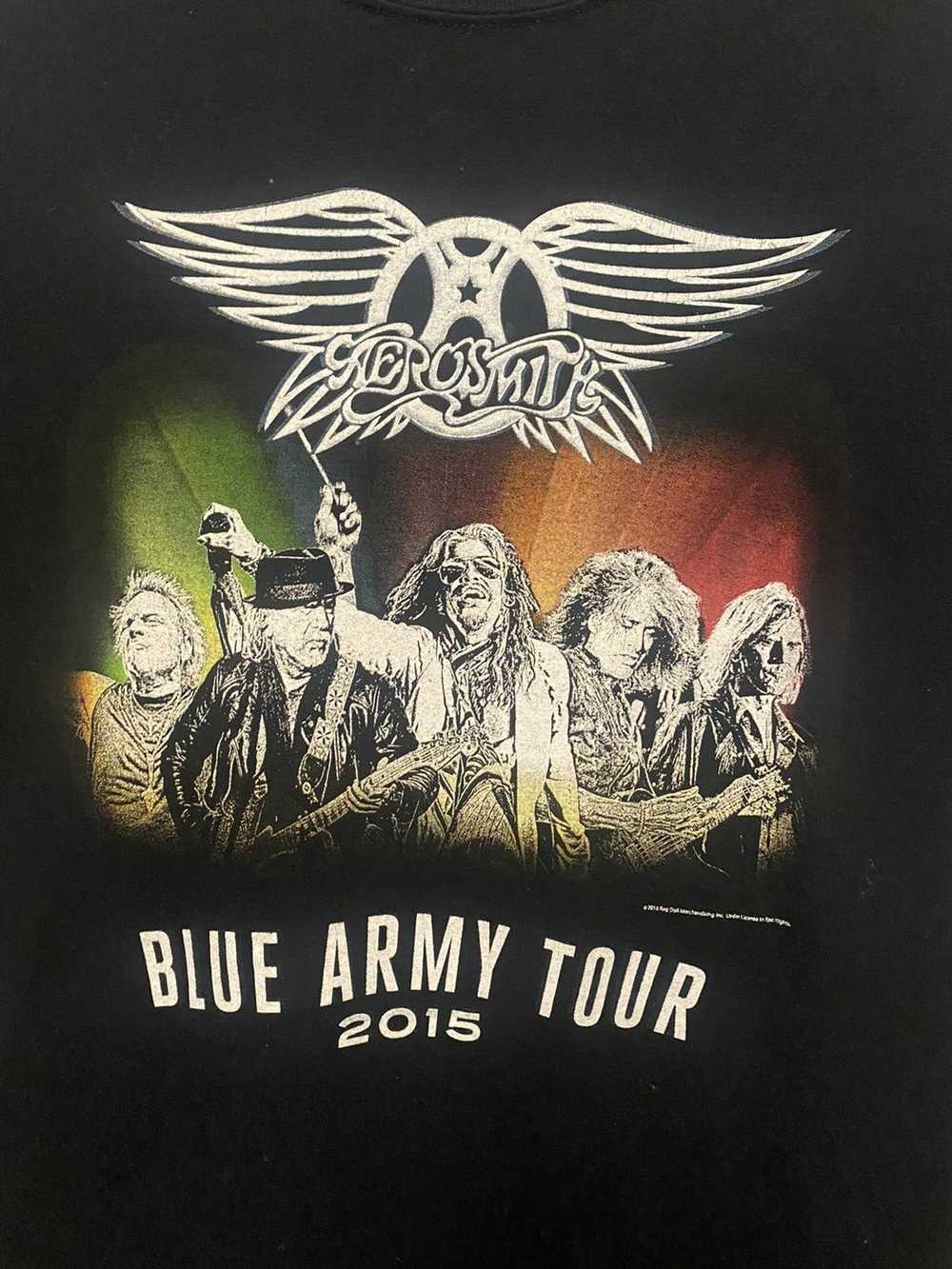 Streetwear Blue army 2015 tour tee - image 2