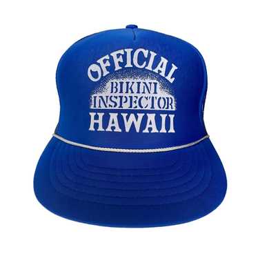 Hat × Snap Back × Trucker Hat Vintage Hawaii Hat … - image 1