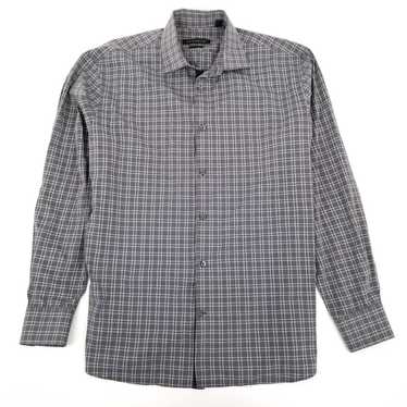 John Varvatos John Varvatos USA Plaid Button Down… - image 1