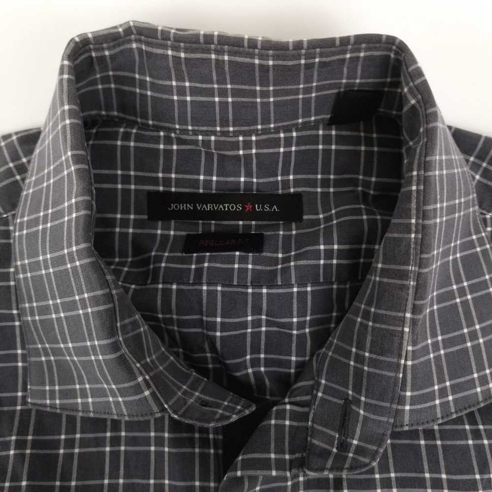 John Varvatos John Varvatos USA Plaid Button Down… - image 8