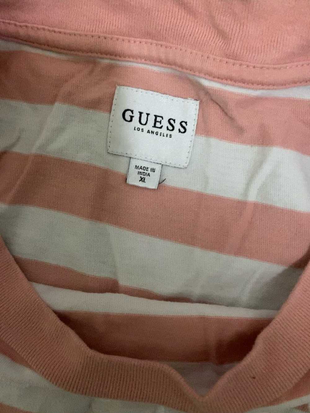 Guess Guess Pink Striped T-shirt - image 2