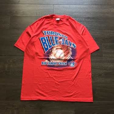 Toronto Blue Jays Starter Blue Grey button jersey shirt men L Vtg 90s s12