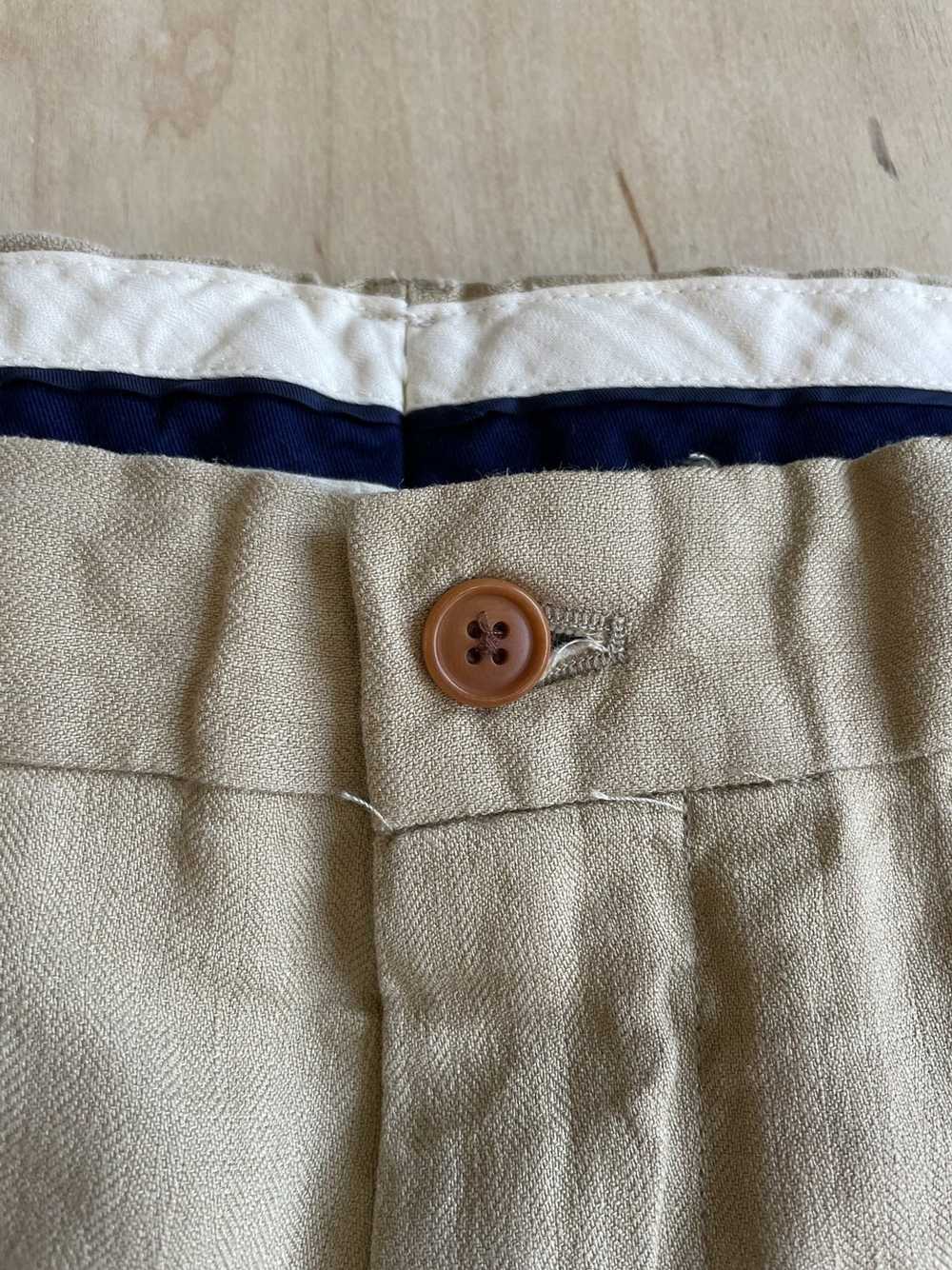 Polo Ralph Lauren Linen Silk Trousers Herringbone - image 4