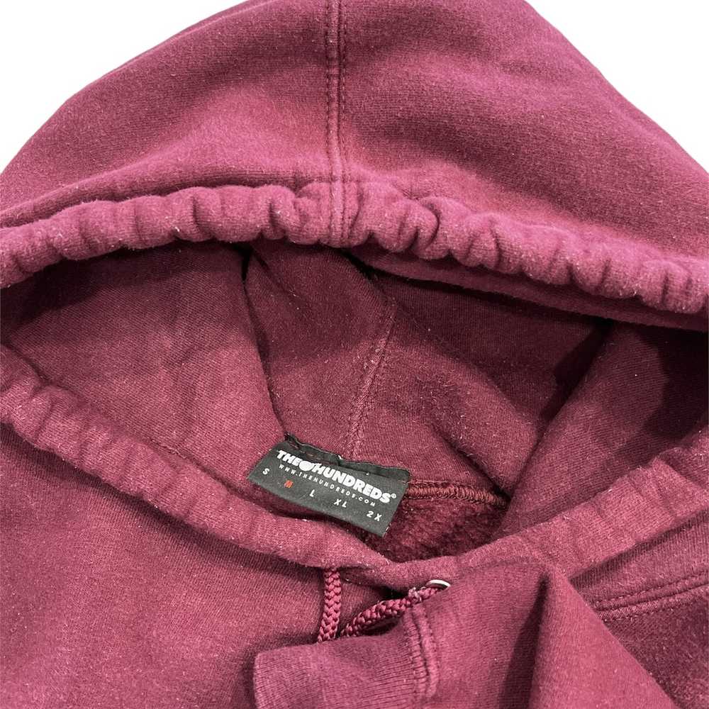 The Hundreds The Hundreds Burgundy Pullover Hoodi… - image 3