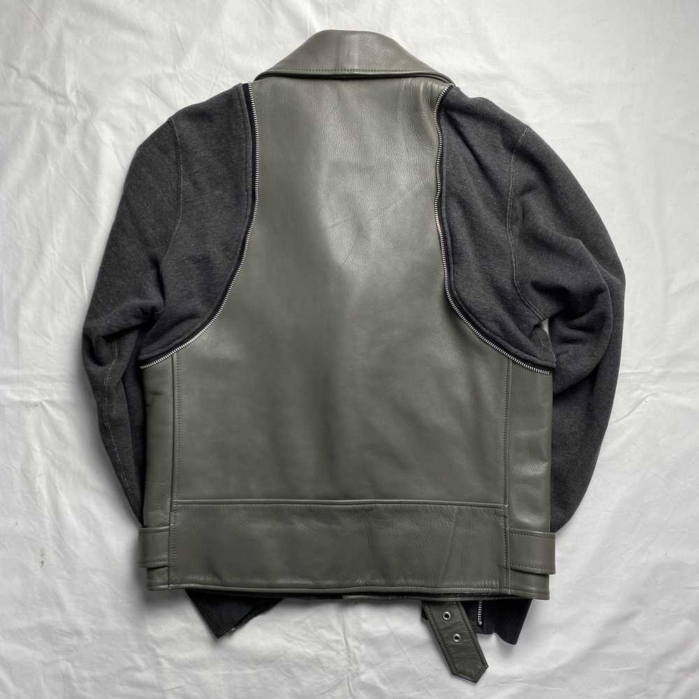 Undercover Undercover hooded sweat switching leat… - image 7