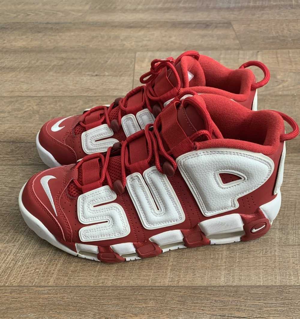 Nike × Supreme Air More Uptempo Red High 2017 Sup… - image 3