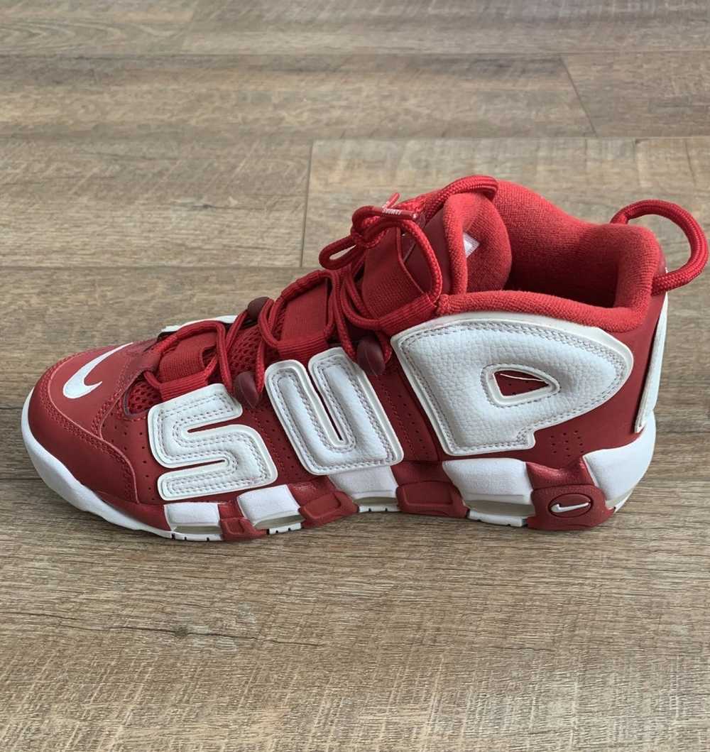 Nike × Supreme Air More Uptempo Red High 2017 Sup… - image 6