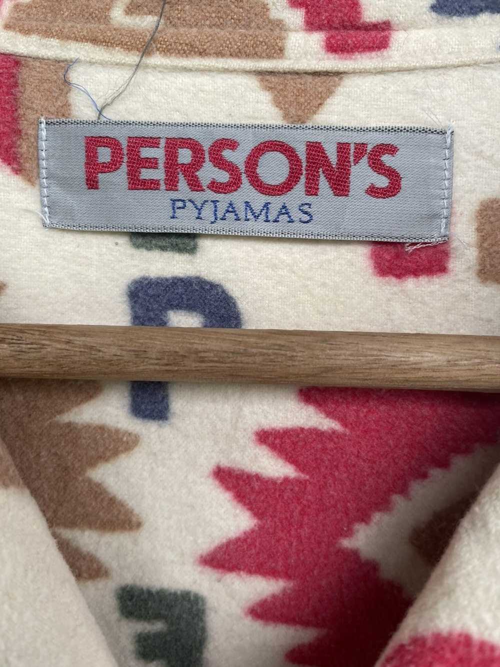 Person's × Pyjama Clothing × Vintage Very rare Pe… - image 5
