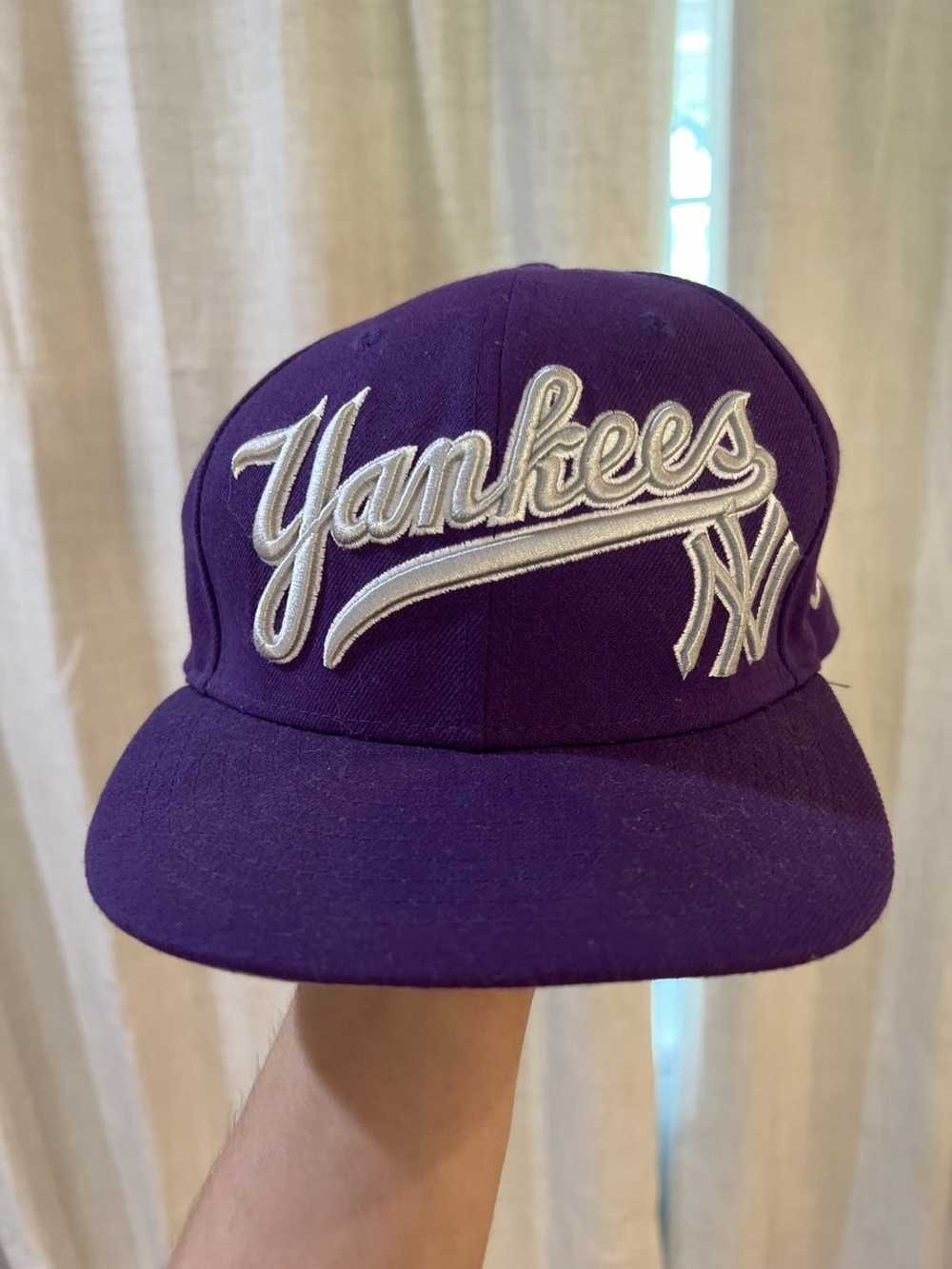 New Era purple new era yankees hat - image 1