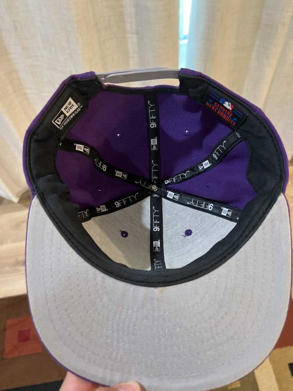 New Era purple new era yankees hat - image 3