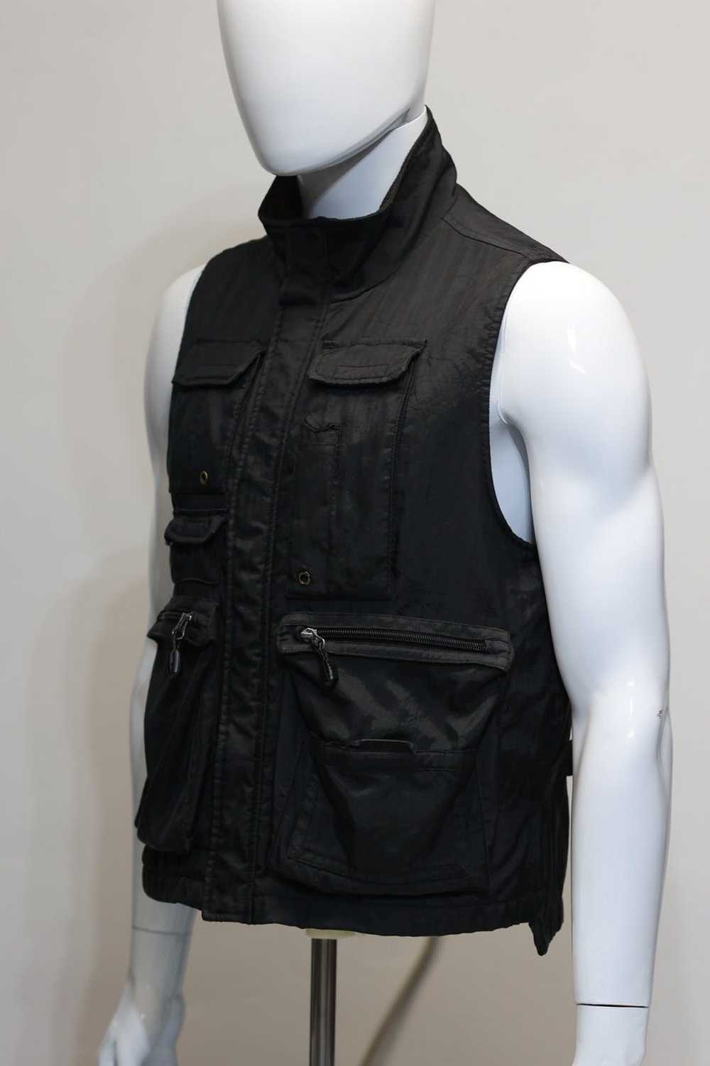 Gap × Streetwear × Vintage Black Cargo Vest, Vint… - image 4