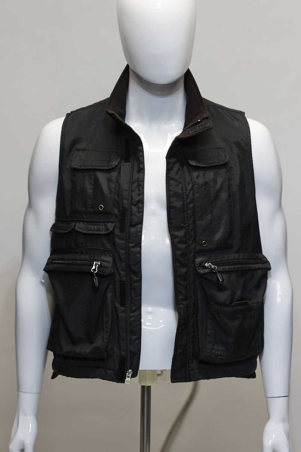 Gap × Streetwear × Vintage Black Cargo Vest, Vint… - image 5