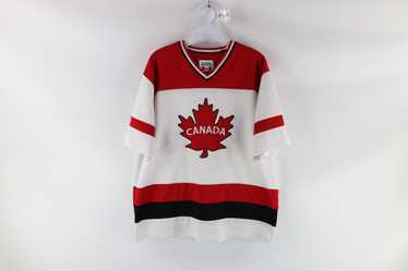 Canada Hockey Version 01 Red Hockey Jersey Maple Leaf LT13