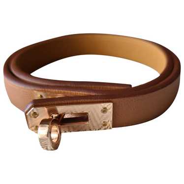 Hermès Mini Kelly leather bracelet - image 1