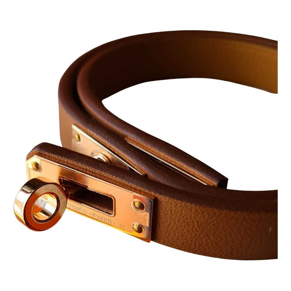 Hermès Mini Kelly leather bracelet - image 2