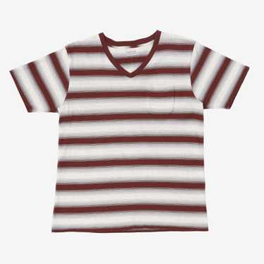 Stevenson Overall Striped V Neck T-Shirt - image 1