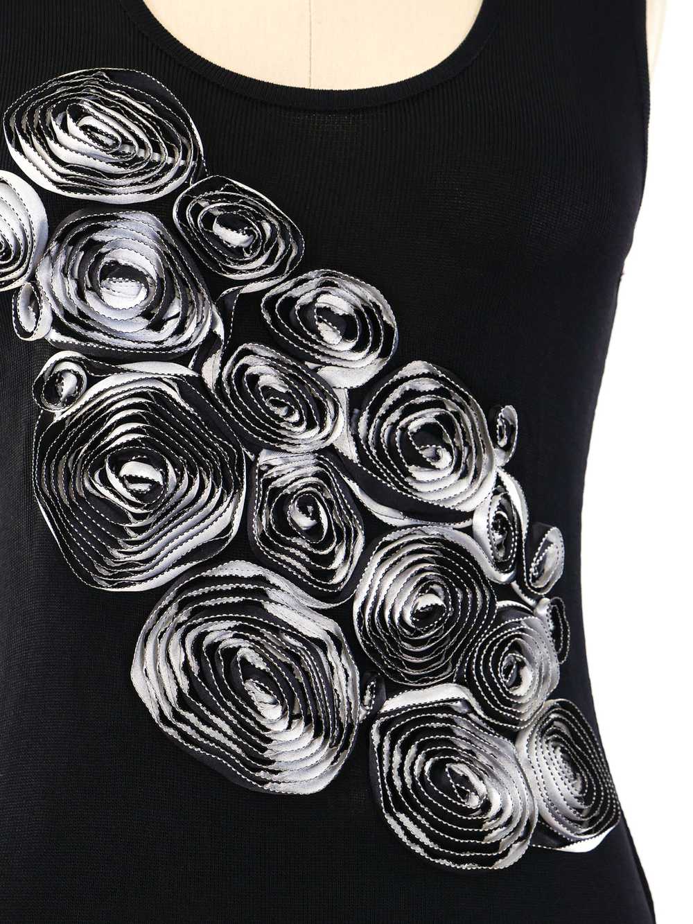Thierry Mugler Rosette Applique Dress - image 2