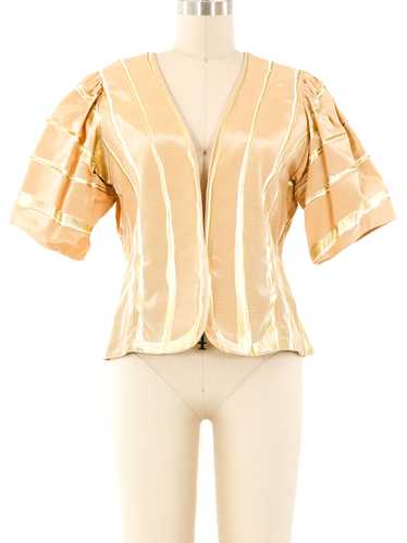 Terry and Toni Gold Painted Short Sleeve Jacket