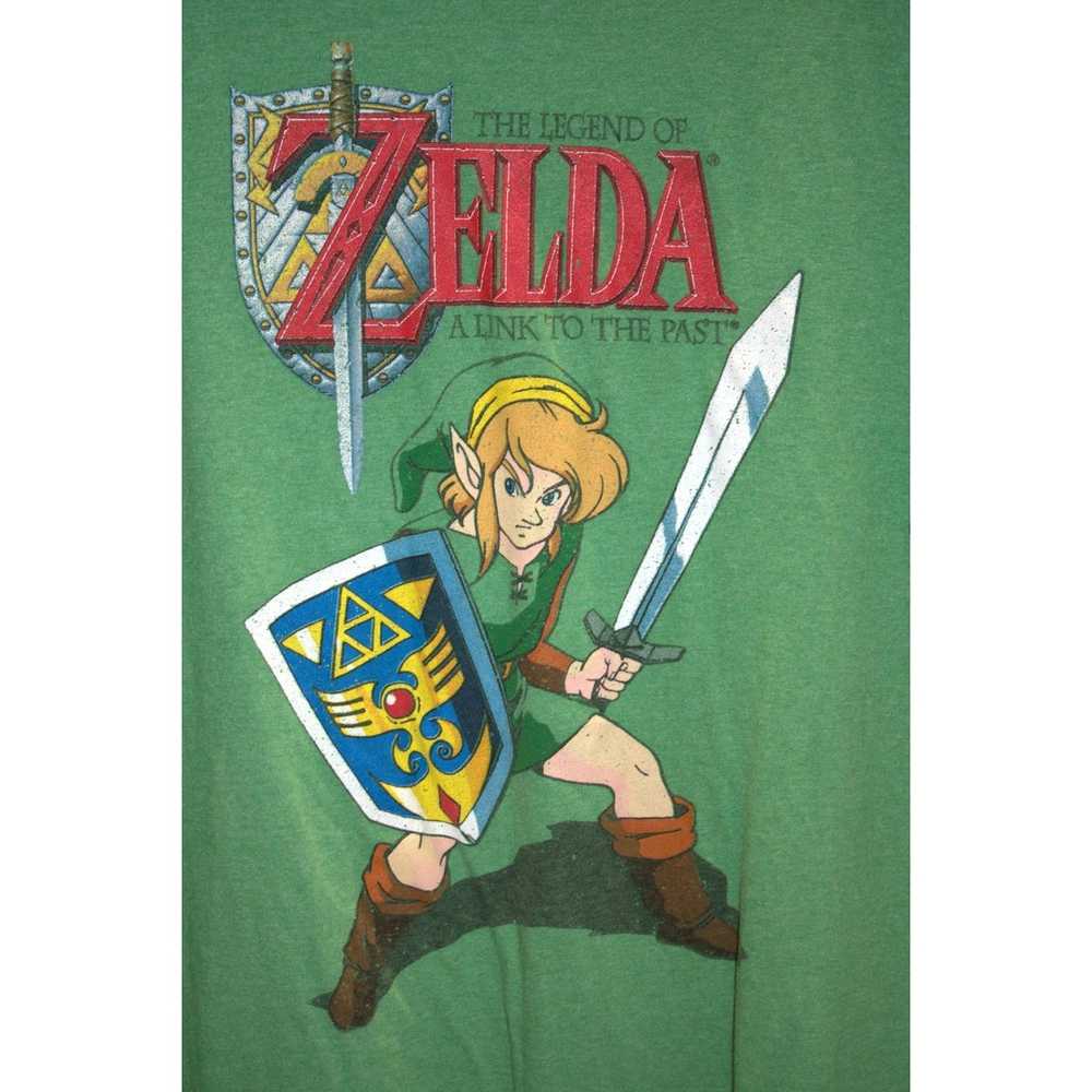 Other Legend of Zelda Green "Link" Tee size Large - image 2