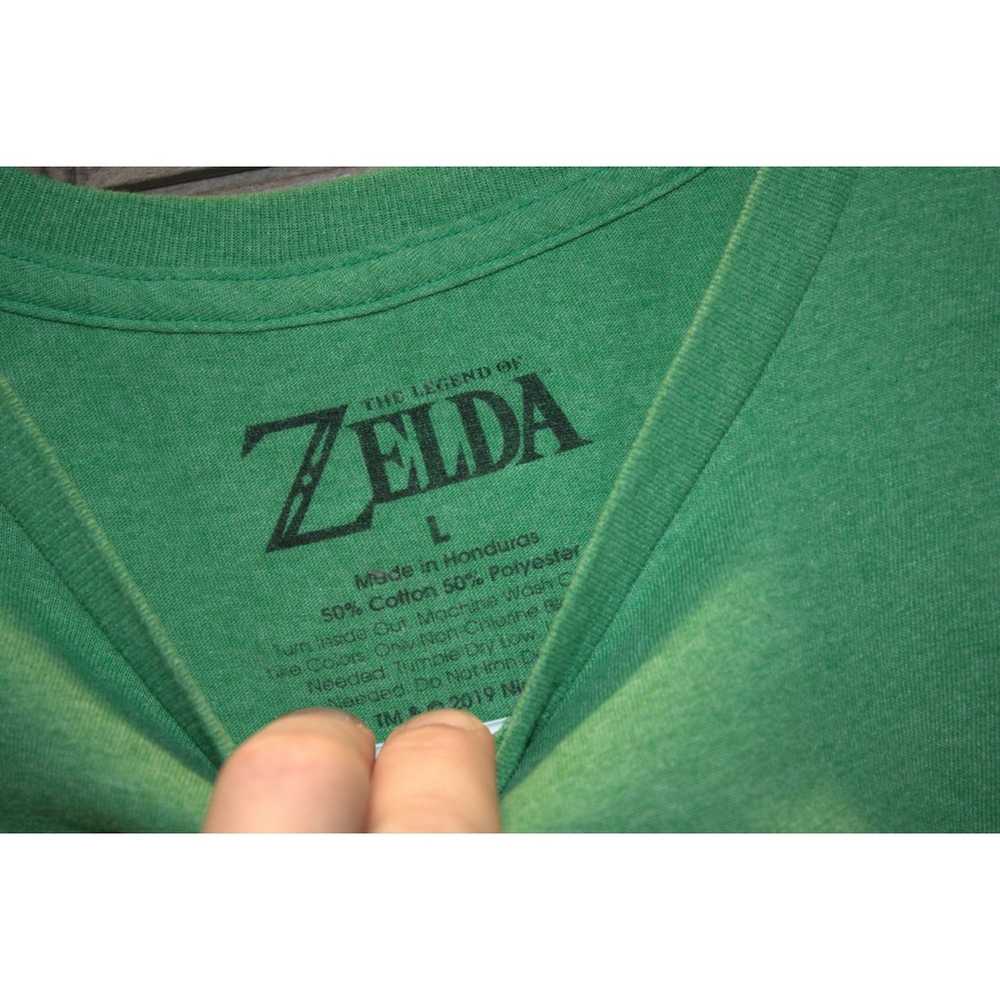 Other Legend of Zelda Green "Link" Tee size Large - image 3