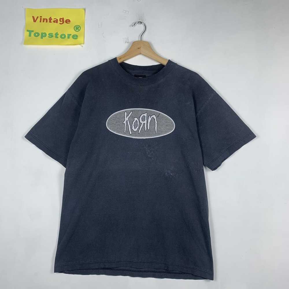 Band Tees × Vintage Vintage band t-shirt 90’s KORN - image 1