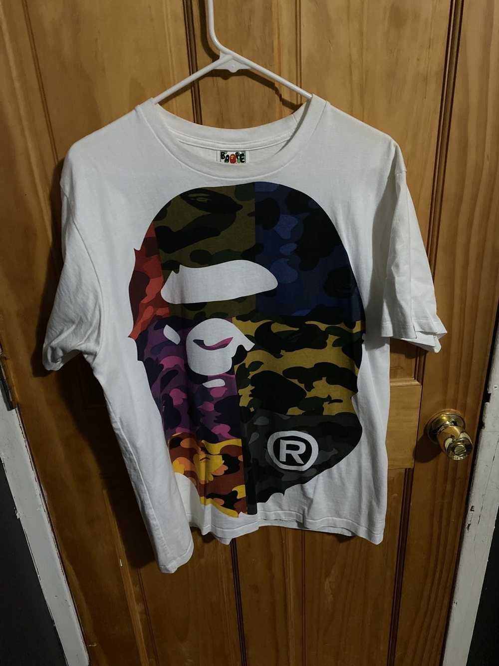 Bape RARE Bape Oversized Head Multi Camo - image 2