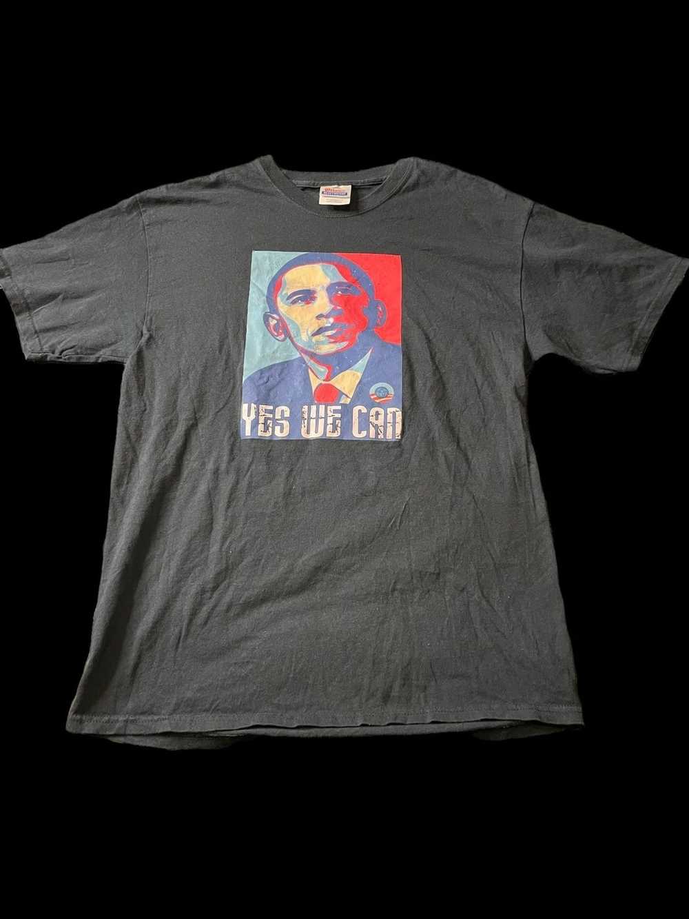 Black × Obama × Vintage Vintage Obama T-shirt - image 2