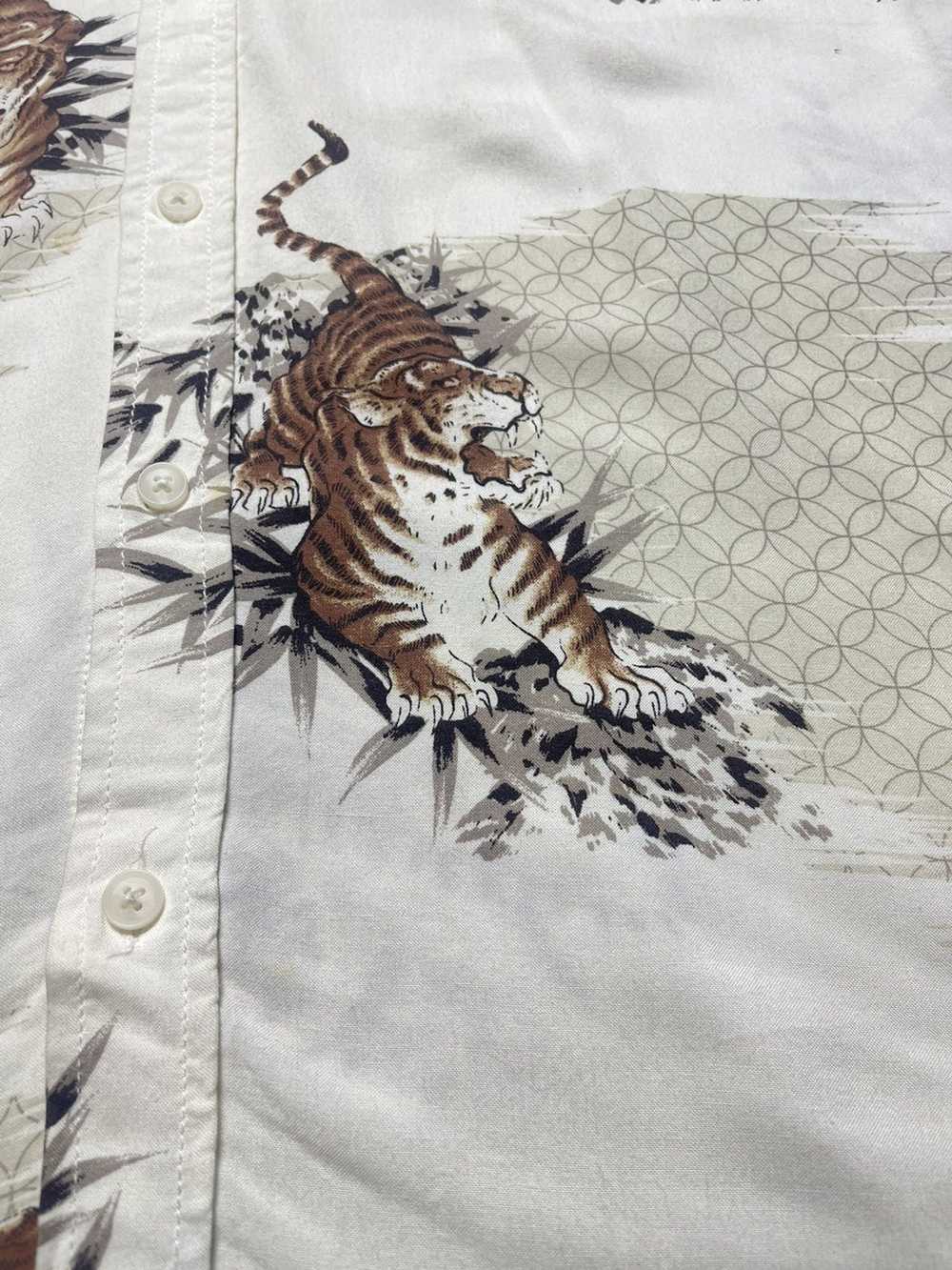 Aloha Wear × Art × Hawaiian Shirt Tiger Motive Ha… - image 6