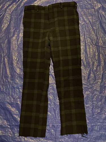 Vintage Men's Pants 33 Plaid Polyester 60's / 70's Pants High Waisted  Trousers / Slacks Austin Powers Hippie Fashion Disoc Pants 