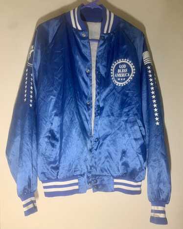 Other × Vintage Blue POW MIA Letterman Jacket