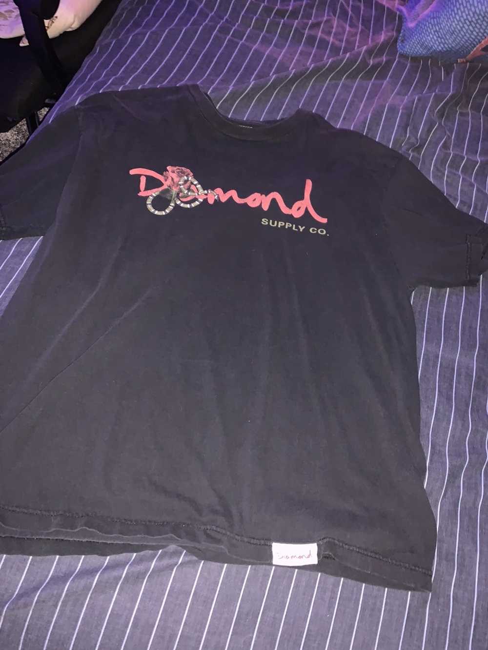 Diamond Supply Co Snake and Rose T-Shirt - image 1