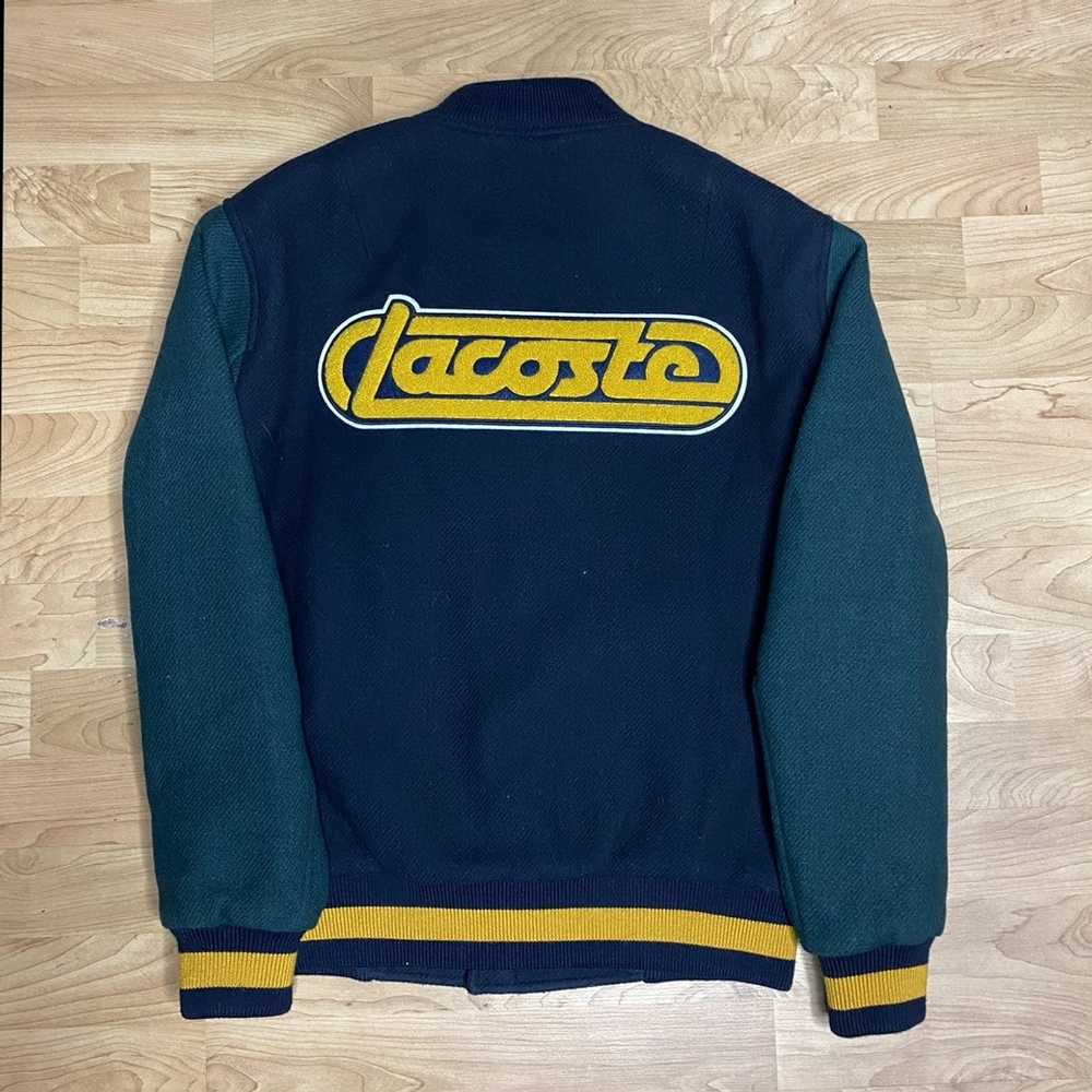 Lacoste × Rare Rare Lacoste bomber/varsity jacket - image 4