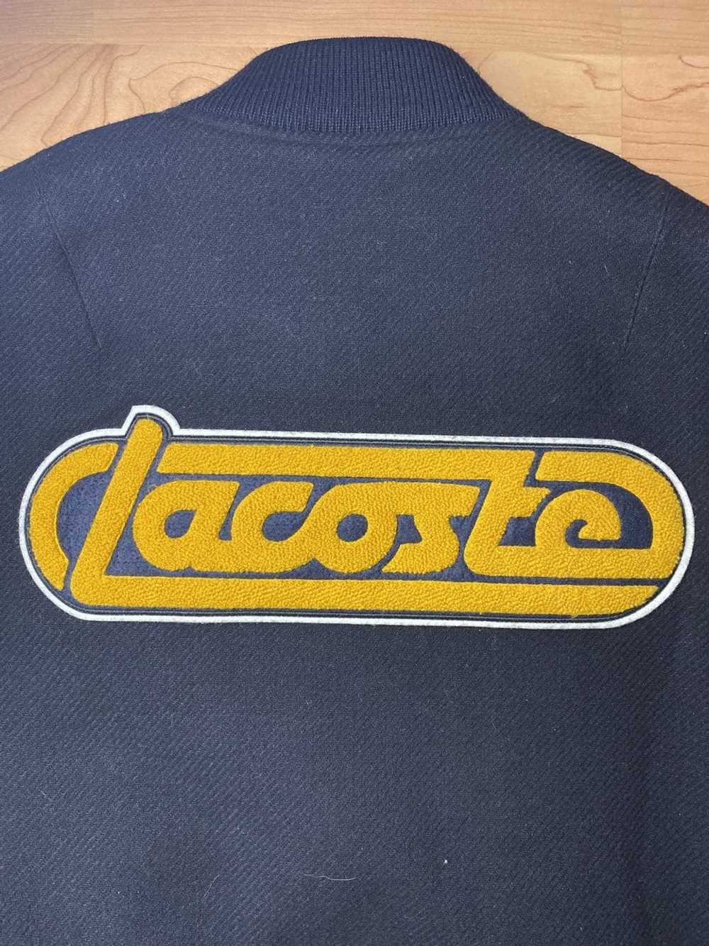 Lacoste × Rare Rare Lacoste bomber/varsity jacket - image 5